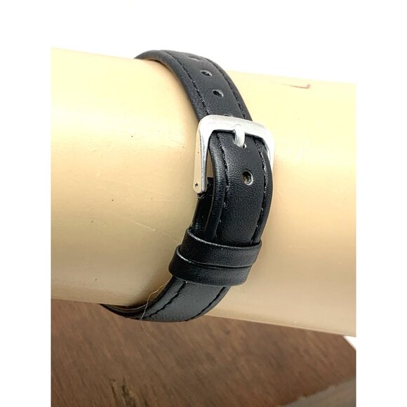 Timex Women's Watch TW2V94800 Quartz Indiglo White Dial Black Leather Strap 30mm - Picture 10 of 14